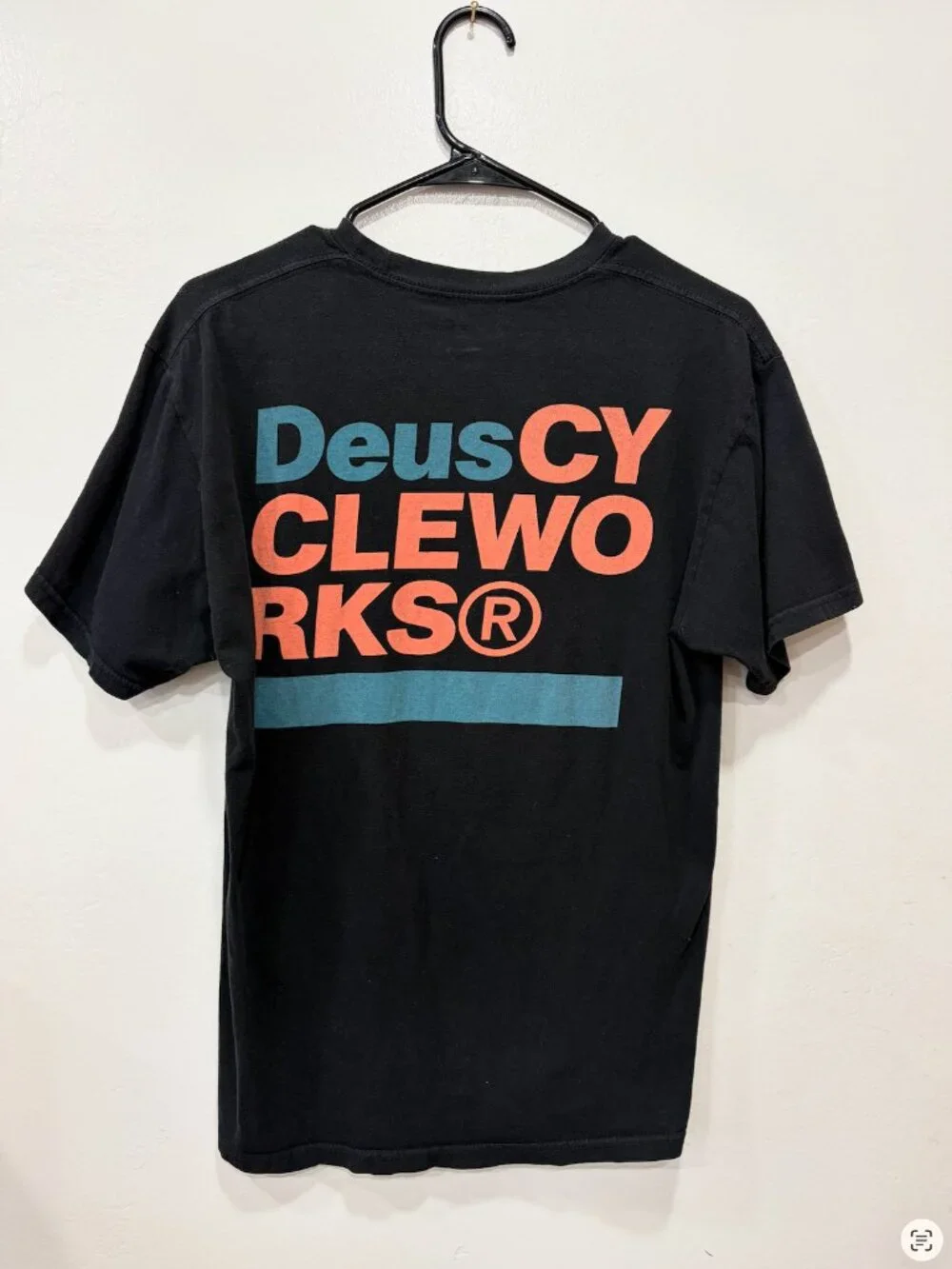 Deux Ex Machina Black Cycleworks Men's Tee - Medium